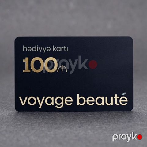 Voyage Beauté hədiyyə kartı – 100₼ - Məbləğ: 100 manat - Kart — Masazır