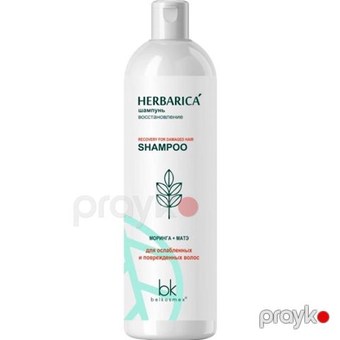 Şampun BelKosmex Herbarica Bərpa zəif və zədələnmiş saçlar üçün 400 ml — Bakı