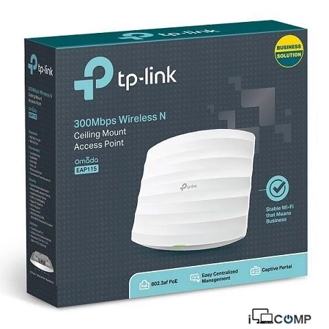 Omada EAP115 300Mbps Wireless N Ceiling Mount Access Point — Giriş nöqtələri, Bakı (3)