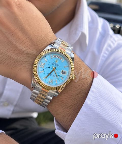 Yeni, Qol saatı, Rolex, rəng - Mavi — Bakı