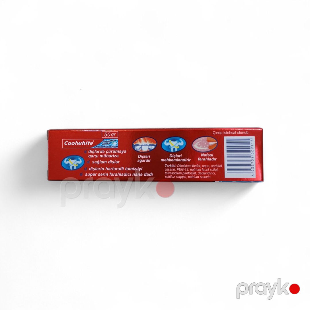 Diş məcunu Coolwhite Protection Caries — Mallar, Bakı (2)