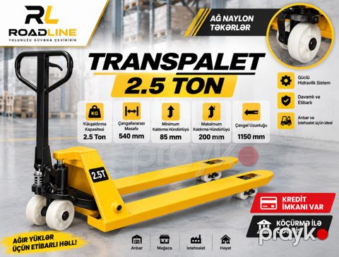 Transpalet 2.5 Ton XC — Bakı