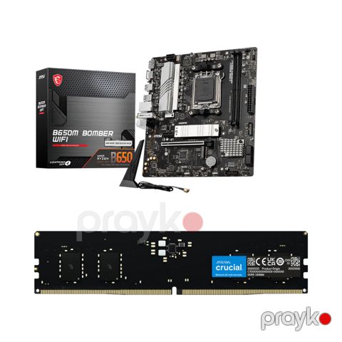 Komponent Kombo – MSI B650M DDR5 ana plata + Crucial 32GB DDR5 5600MHz RAM KOM-MR-138) — Bakı