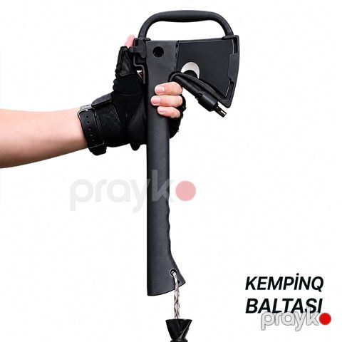 Kempinq üçün balta PS1842, ABS plastik, qara — Bakı