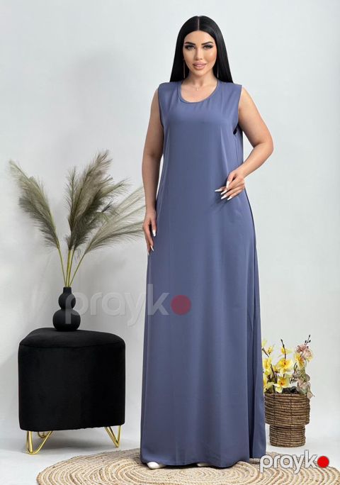 Gündəlik don, Oversize, göy, ipək, ölçü 40-42 — Bakı