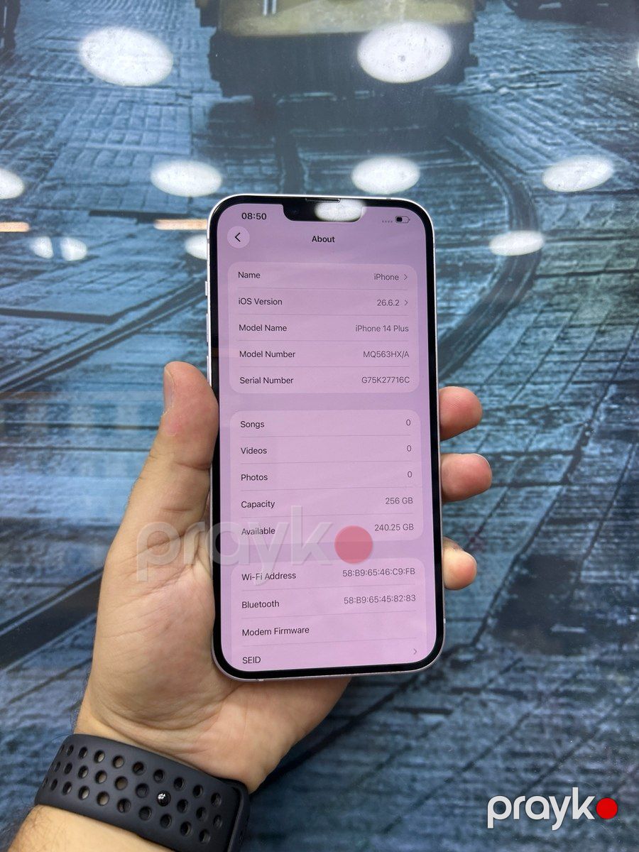 Apple iPhone 14 Plus Purple 128GB/4GB — Smartfonlar, Bakı (2)