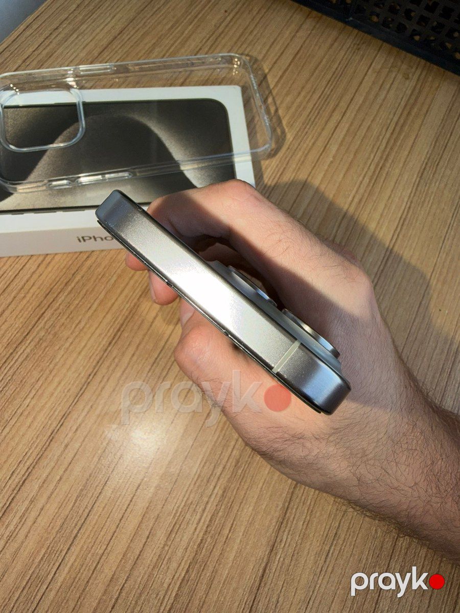 Apple iPhone 15 Pro Natural Titanium 256GB/8GB — Smartfonlar, Bakı (6)