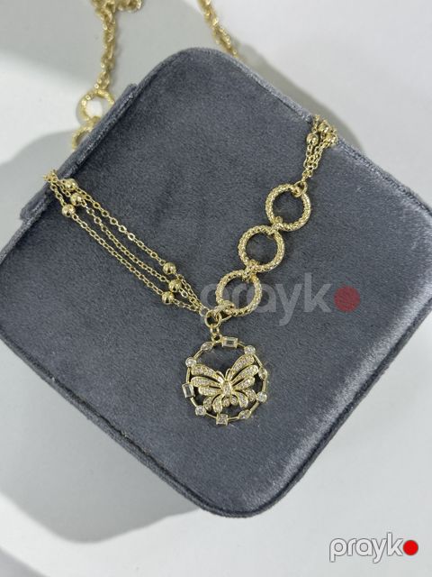 Qadınlar üçün boyunbağı YS0285 qızılı — Bakı