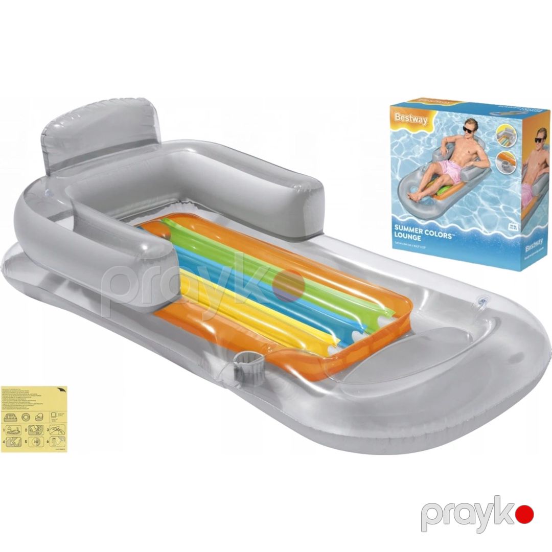 Şişmə döşək Bestway Summer Colors, 161 x 84 sm — Mallar, Bakı (2)