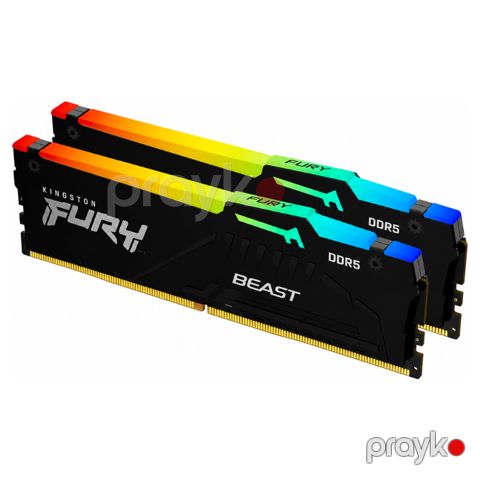 Operativ yaddaş “Kingston Fury Beast RGB DDR5 16GB 2x8GB” (KIN-D5-16-KT-FB-RGB) — Bakı