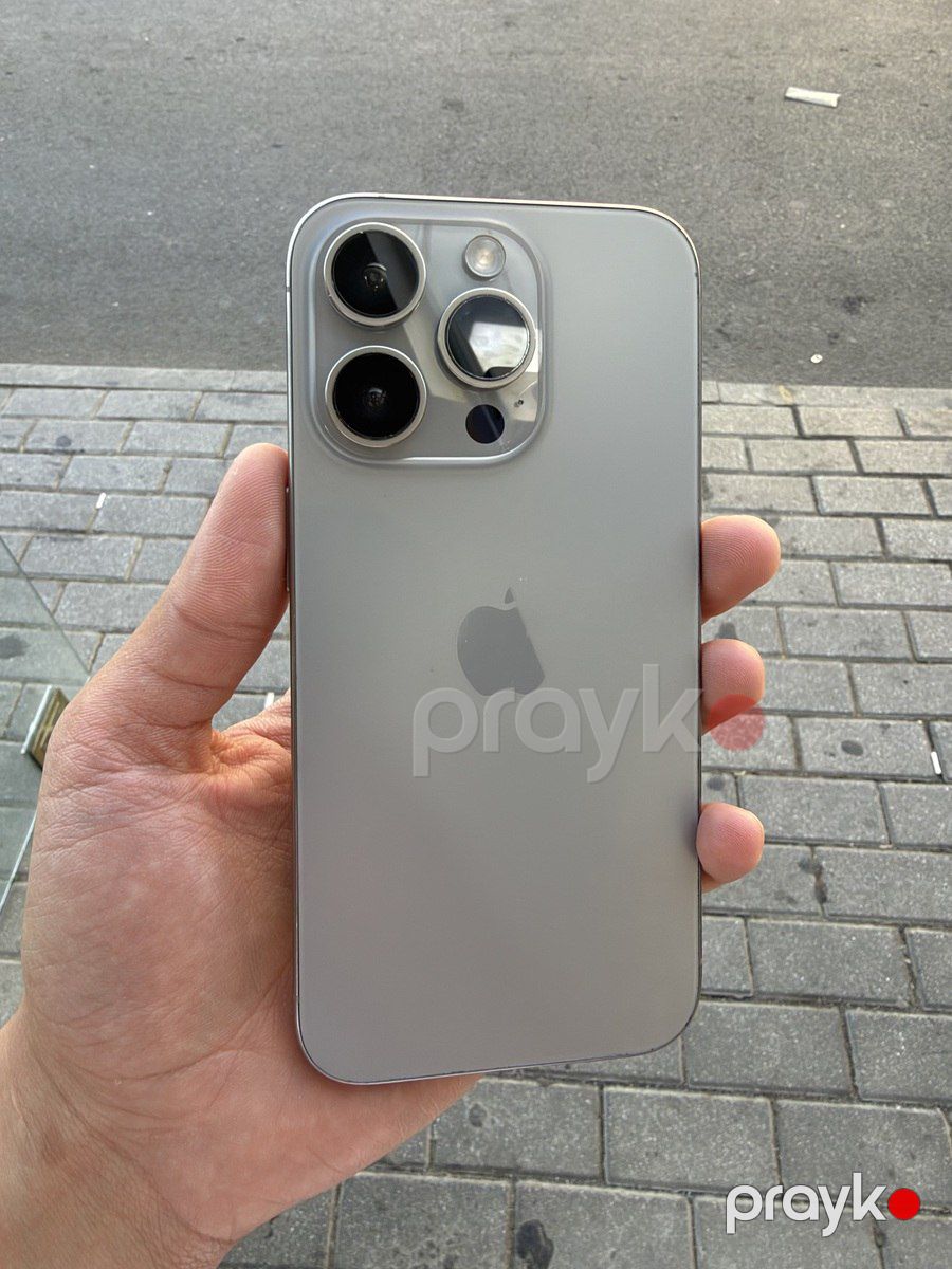 Apple iPhone 15 Pro Natural Titanium 128GB/8GB — Smartfonlar, Bakı (2)