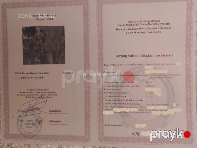 Satılır Torpaq sahəsi, 12.5 sot, Sumqayıt şəh — Torpaq, Sumqayıt (10)