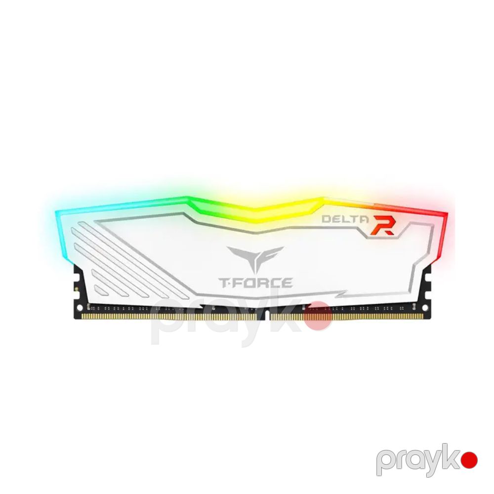 RAM t-force delta rgb 16GB (2x8GB) DDR4-3600 mhz CL18 udımm-whıte (TF4D416G3600HC18JDC01) — Operativ yaddaş, Bakı (2)