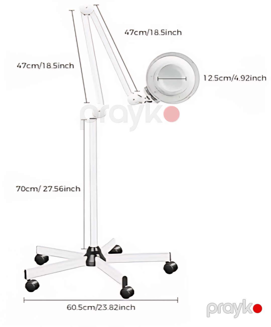 Lampa-lupa 36202, metal, ağ — Mallar, Bakı (3)