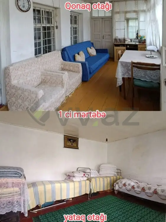 4 otaqlı Həyət evi Satılır, Şəki — Ev, villa, Şəki (6)
