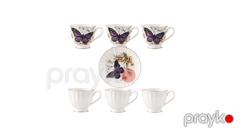 Çay dəsti, 12 parça, Keramika, 200 ml — Bakı