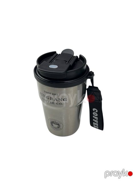 Termos, paslanmayan polad, gümüşü/qara, 350 ml — Bakı