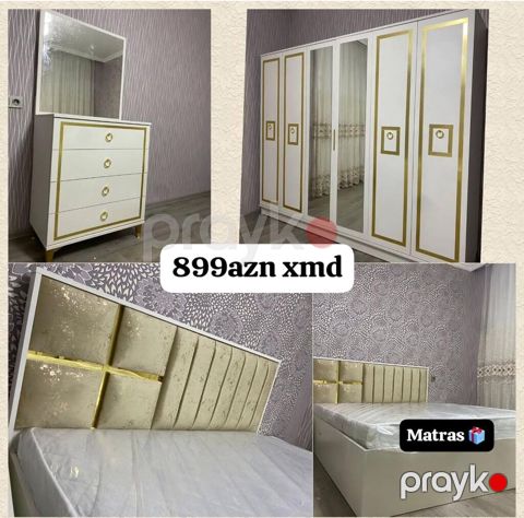 Yataq otağı mebel dəsti Tərkibi: - 6 qapılı qarderob: orta hissə — Digah