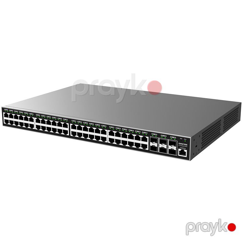 Grandstream GWN7806 Layer 2+ Managed Network Switch (GWN7806) — Surveillance kameralar, Bakı (2)