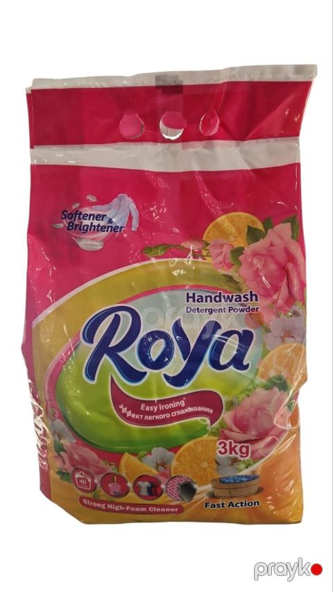 Təmizləyici Roya universal yumuşaldıcı və asan ütüləmə effektli, əl ilə yuma üçün, yüksək köpükləmə, 3 kq - SH-2022 — Bakı
