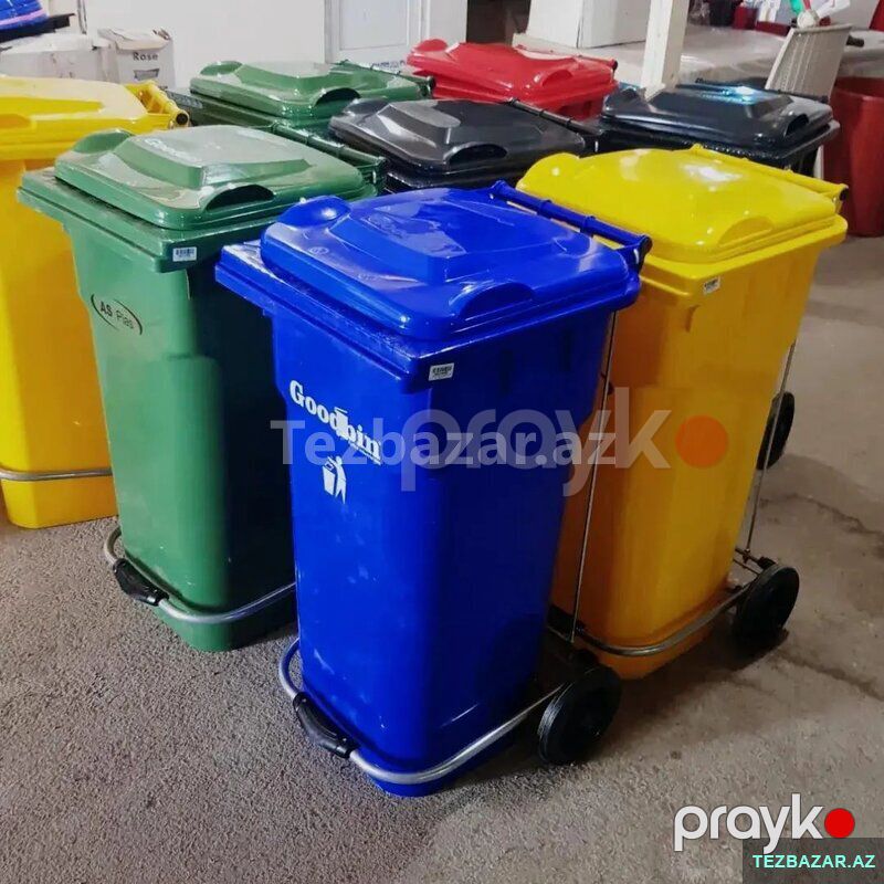 Zibil qabi 100 ltr pedalli — Ev malları, Bakı (3)