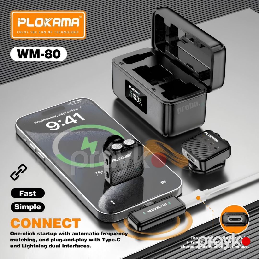 Plokama WM-80 yaxa mikrofonu — Səs texnikası, Bakı (3)