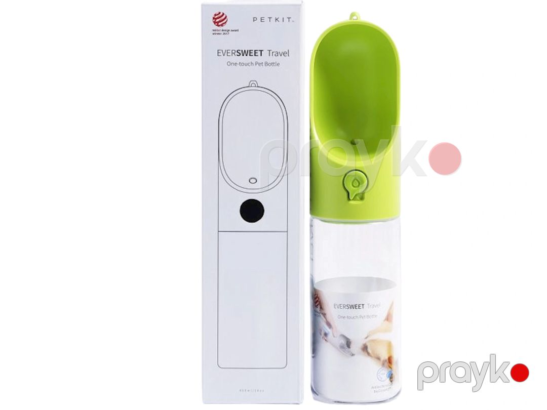 İtlər üçün su qabı Petkit Eversweet Travel One-touch Green 400 ml — Mallar, Bakı (3)