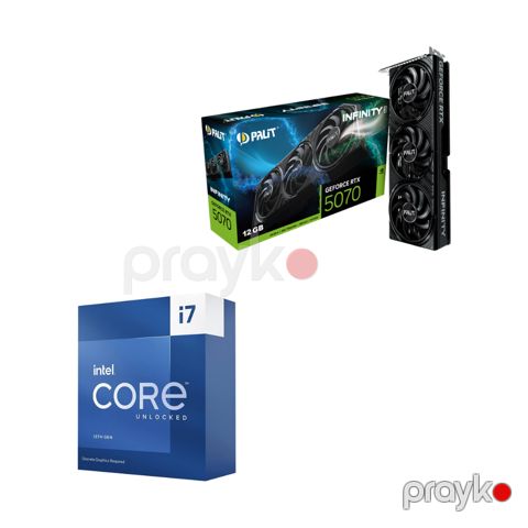 Komponent Kombo – Intel Core i7-13700KF CPU + Palit RTX 5070 Infinity 3 GPU (KOM-CG-137) — Bakı