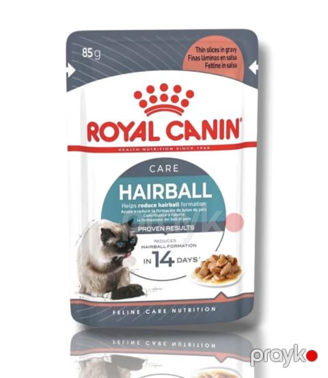 Nəm yem Royal Canin Hairball pişiklər üçün, sousda parçalar, 85 q — Bakı