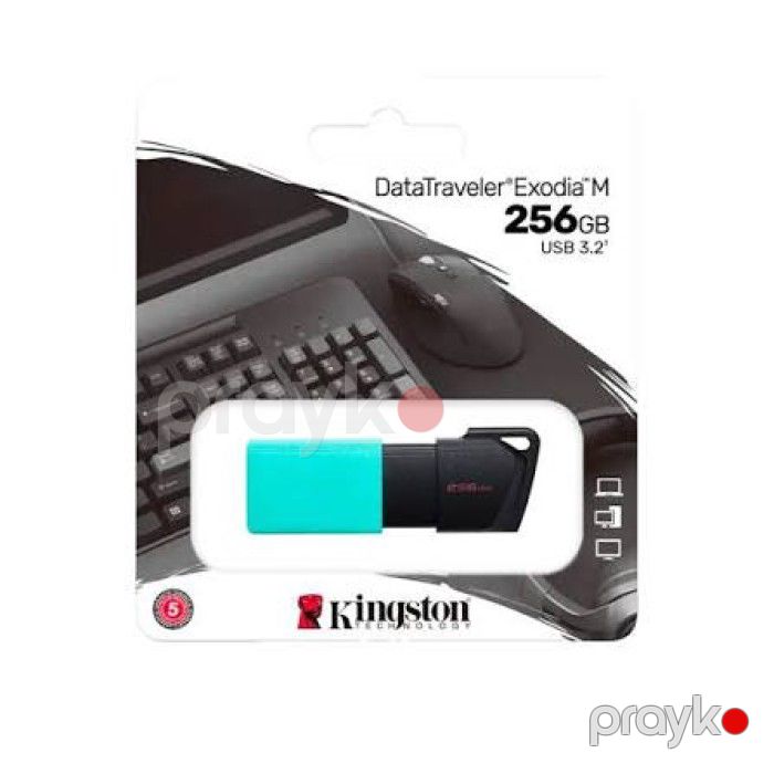 Kingston DataTraveler Exodia M DTXM/256GB 256GB USB 3.2 Fleş Yaddaş — Elektronika, Bakı (3)