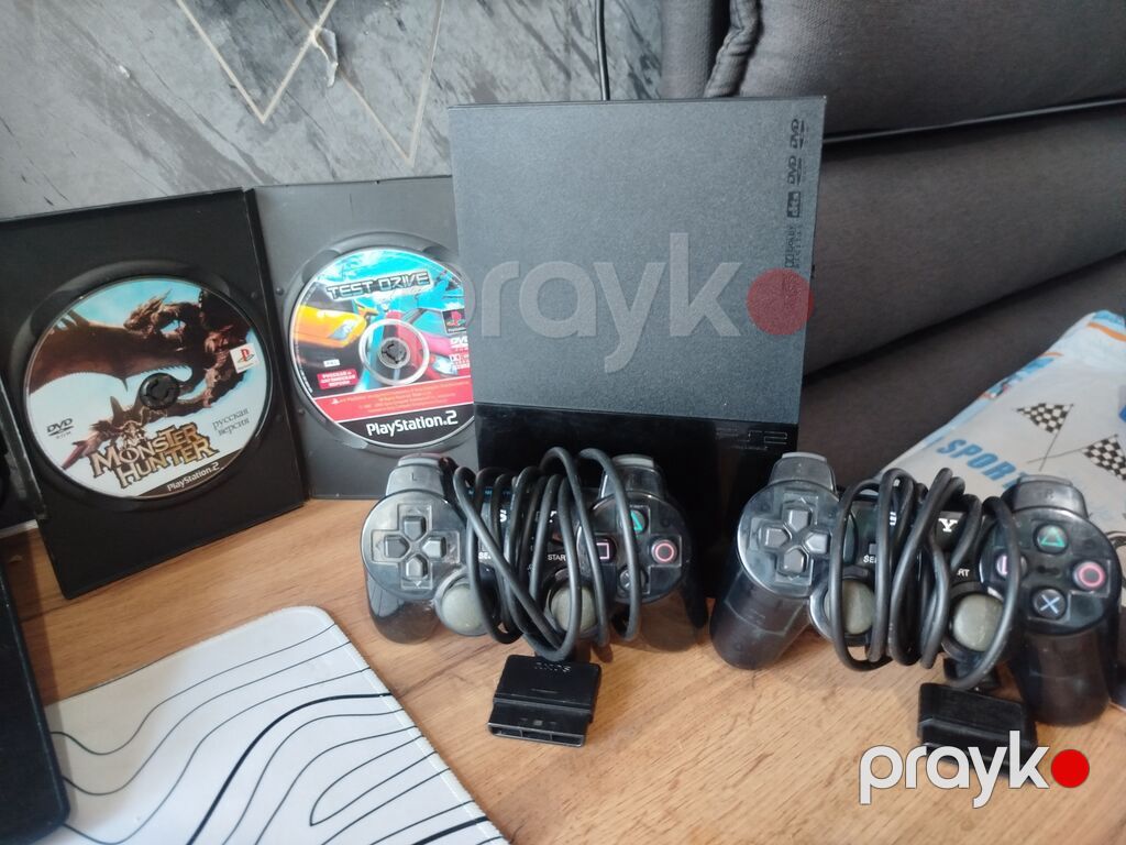 PlayStation 2 Slim komplekti Ayri Ayri Satilar Real Aliciya Cuzi EN — Oyun konsolları, Digah (2)