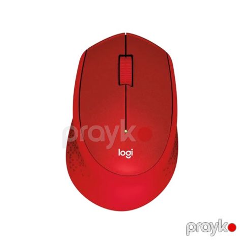 Logitech Wireless Mouse M330 Silent Plus – Red – 2.4GHz — Bakı