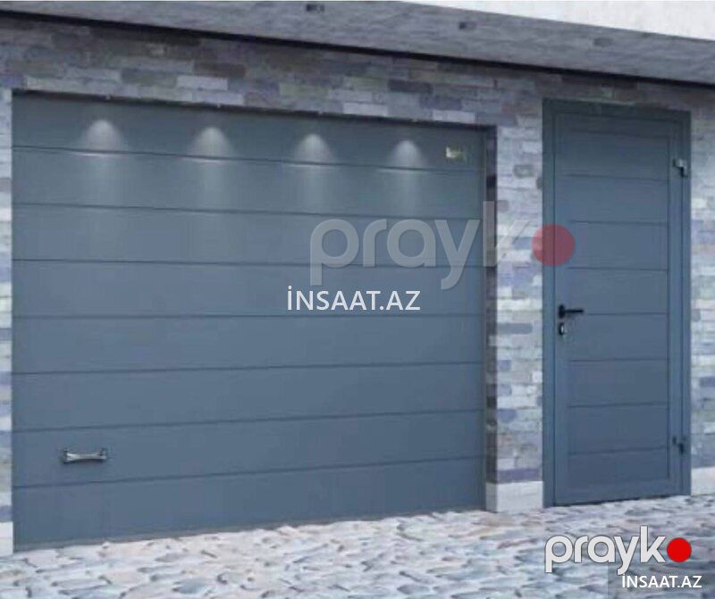 Avtomatik seksional qapı — Pəncərələr, qapılar, balkonlar, Bakı (5)