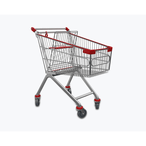 Market Arabası 100L – Böyük Tutumlu Supermarket Arabası — Bakı