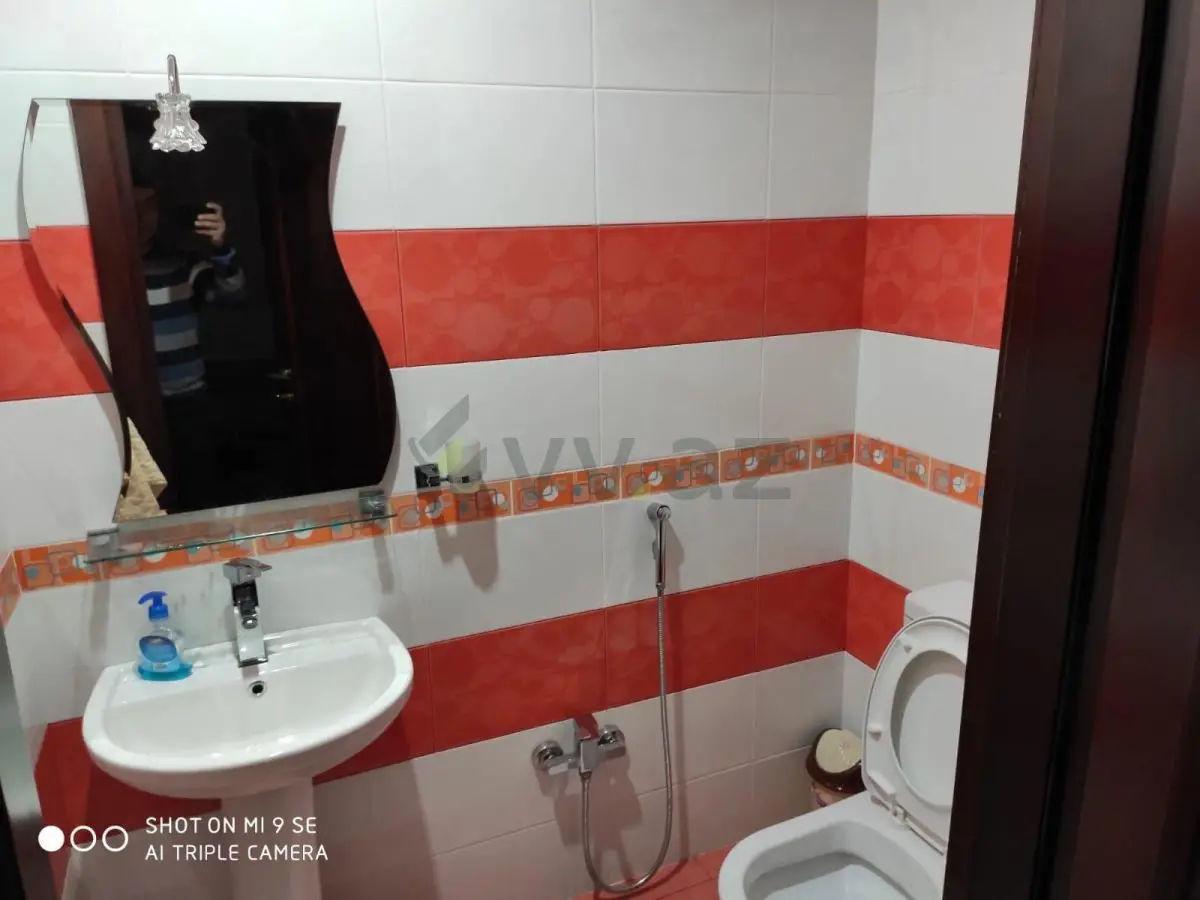 3 otaqlı mənzil Yeni tikili Kirayə, Ağ şəhər, Xətai, Bakı — Mənzil, Bakı (12)