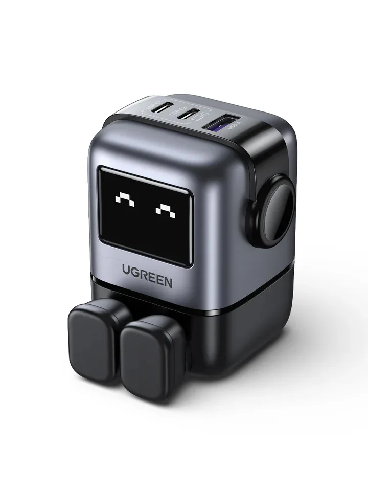 Enerji toplama cihazı Ugreen Uno RG 65W 3-Port GaN Fast Charger EU — Mallar, Bakı (2)
