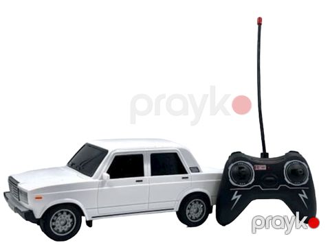 Radio ilə idarə olunan maşın VAZ 2107 Kadusi 0001, ağ, 14x34 sm — Bakı