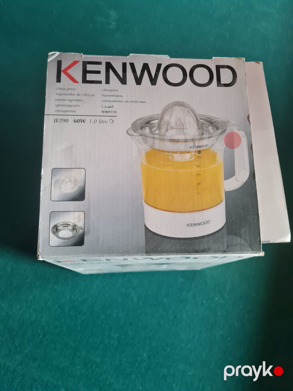 Kenwood sitrus şirəçəkən - Güc: 60W - Həcm: 1.0 litr (ölçü şkalası — Şirə sıxaçları, Bakı (2)
