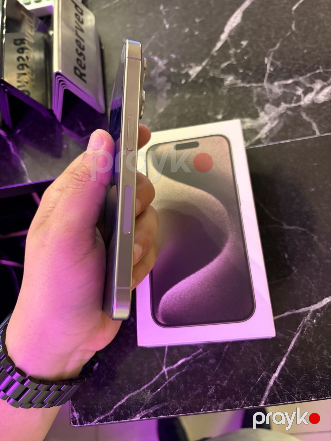 Apple iPhone 15 Pro Natural Titanium 128GB/8GB — Smartfonlar, Bakı (2)