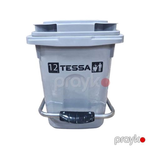 Zibil qabı nh_1, 12 l, metal/plastik, boz — Bakı