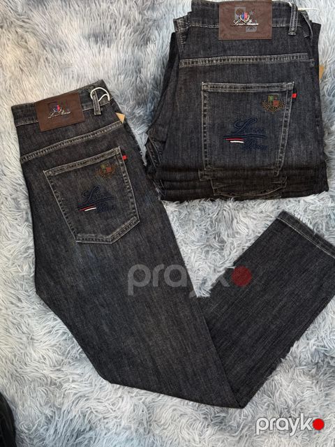 Kişilər üçün düz cins SN-5014, tünd boz, pambıq, ölçü 31 — Bakı