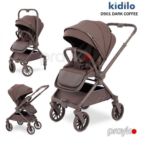 Uşaq arabası Kidilo D901 Dark Coffee, 0-3 yaş — Bakı