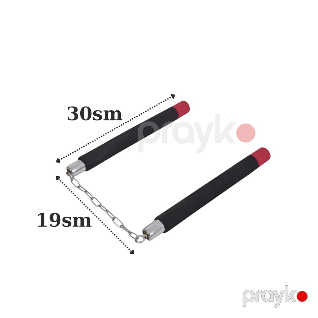 Nunçak Taeosh 1201, metal/PVC, 30x19 sm, qara — Mallar, Bakı (2)