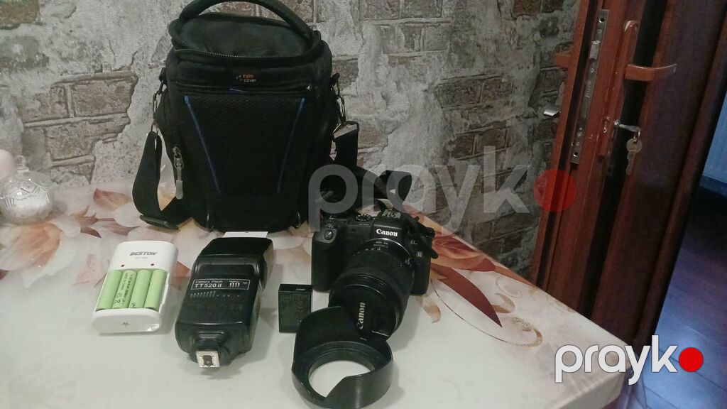 Canon EOS R tam kadr güzgüsüz fotoaparat komplekti - Kamera: Canon — Fotoaparat, Sumqayıt (2)