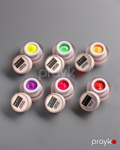 Gel boya dəsti dırnaqlar üçün Navi Ombre Neon, 6 əd x 5 ml — Bakı