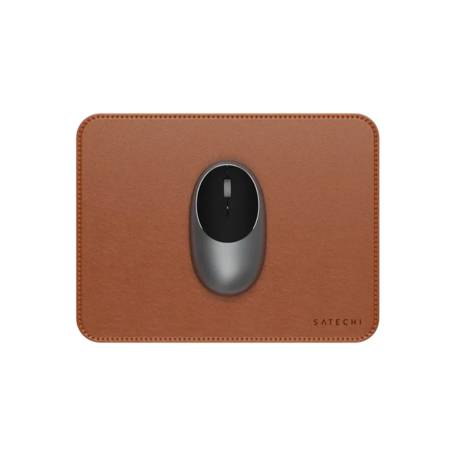 Mouse altligi Satechi Vegan-Leather Premium Mouse Pad Brown — Bakı