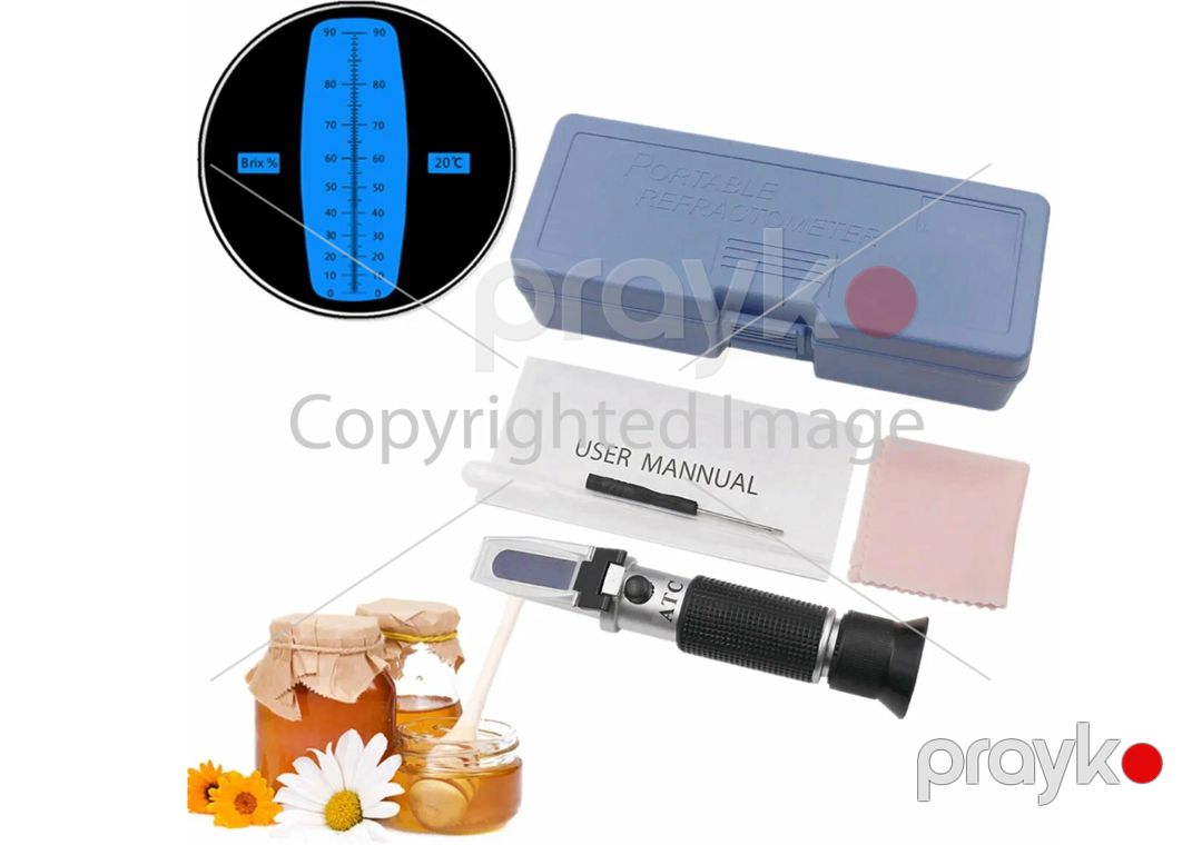 Refraktometr şəkər üçün (qatı şərbətlər, bal) ŞS RF007BX (0–90% Brix) — Biznes və avadanlıq, Bakı (2)
