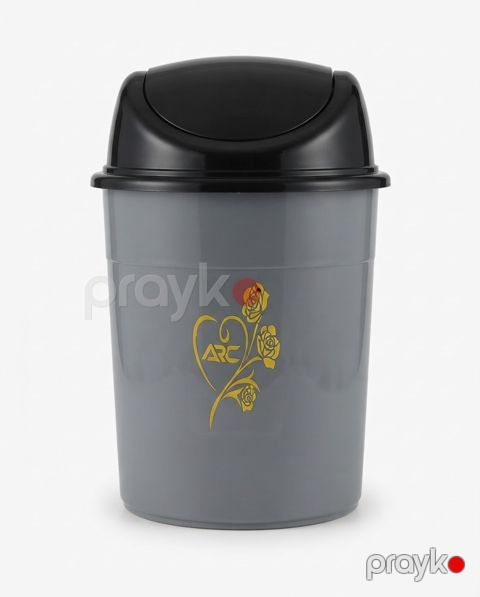 Zibil vedrəsi, plastik, boz, 3 l — Bakı