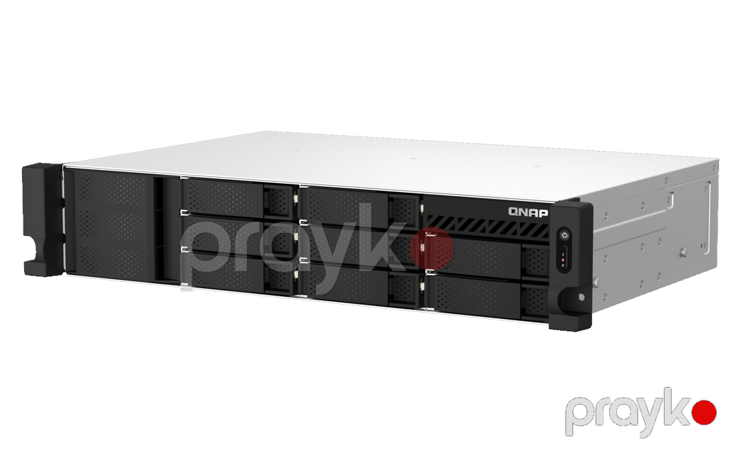 Qnap 8-Bay Short Depth Rackmount NAS AMD Ryzen V1500B 4GB 2.5GbE-(TS-873AeU-4G) — Şəbəkə və server avadanlığı, Bakı (3)