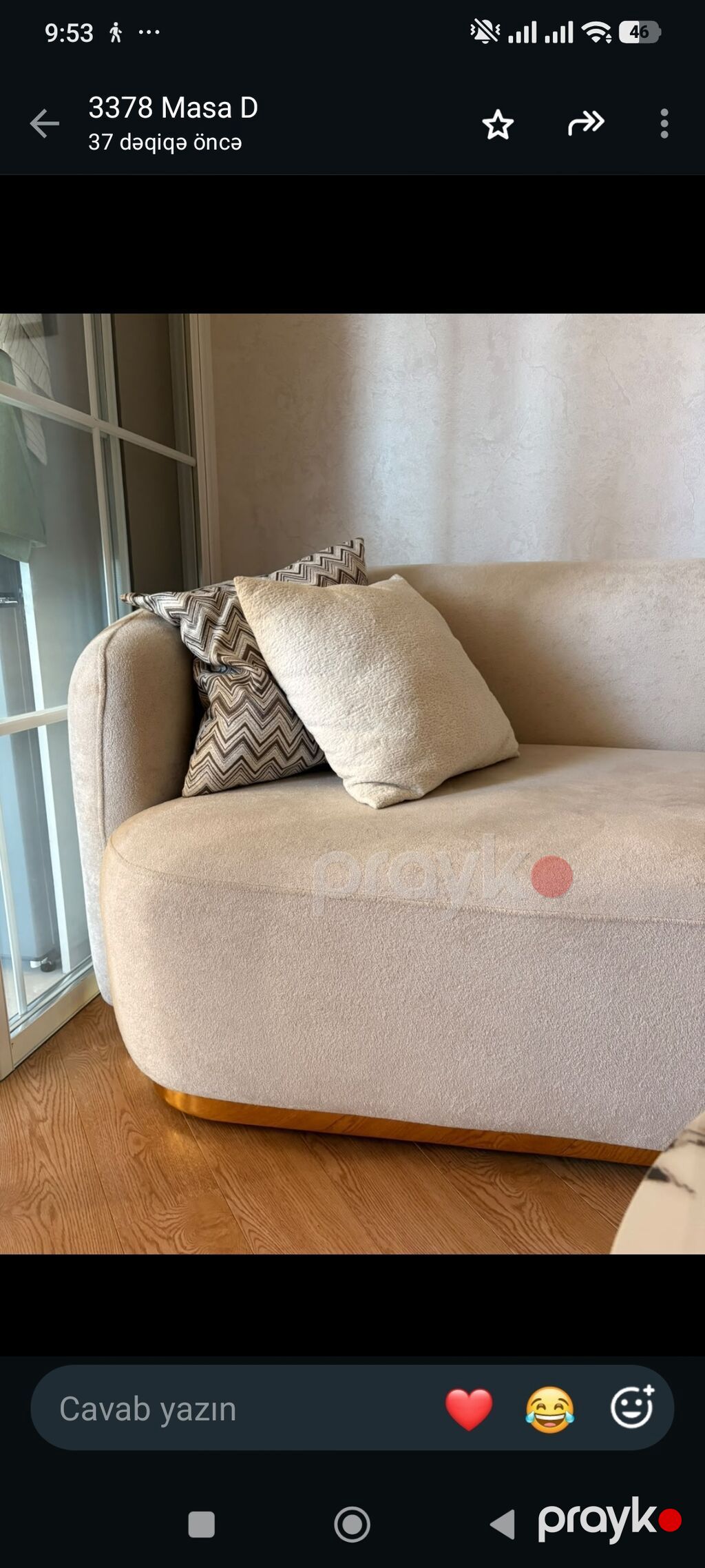 Divan satılır. 900 AZN. ideal vəziyyətdədi açılmır bazasız ölçü 2.20 — Divanlər, Bakı (2)